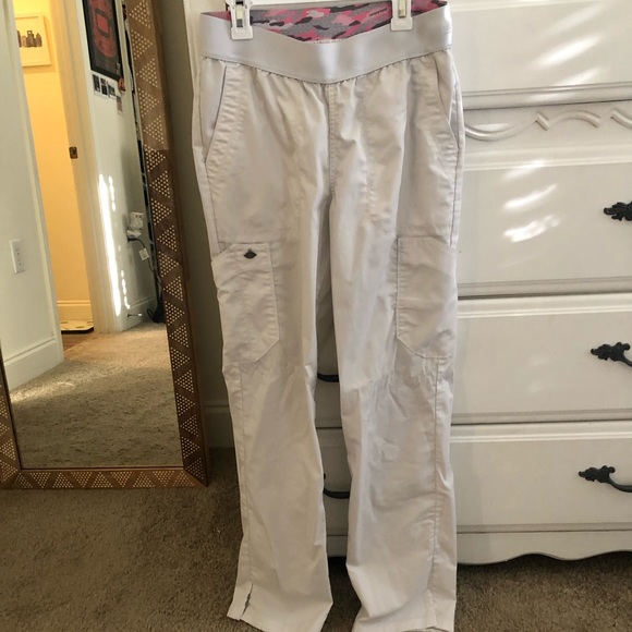 XS White Dickies Yoga Scrub Pants - Picture 1 of 2